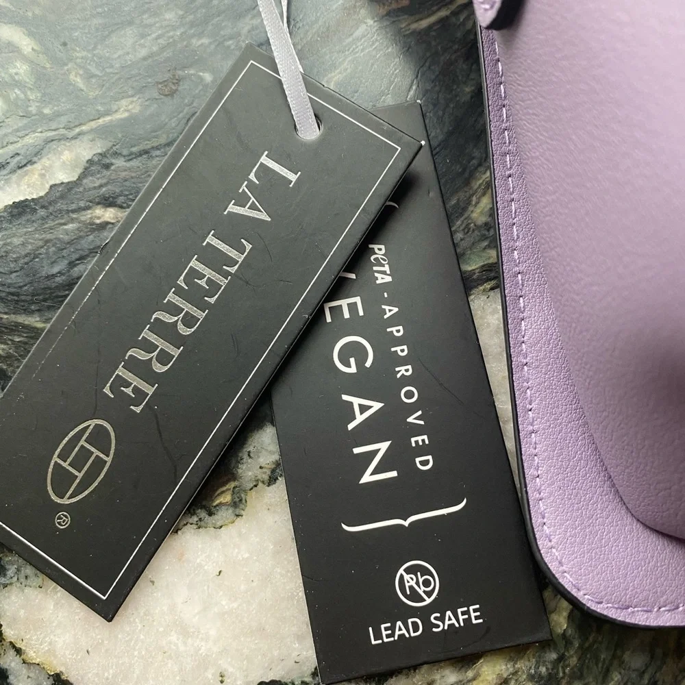 LILAC CROSS BODY BAG VEGAN NWT